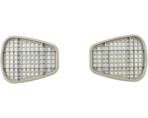 Zwei Atemschutzmaskenfilter