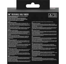3M wiederverwendbare Halbmaske, schützt vor bestimmten Schadstoffen