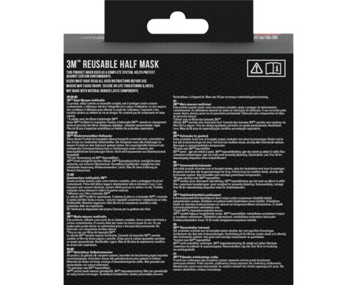 3M wiederverwendbare Halbmaske, schützt vor bestimmten Schadstoffen