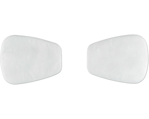 Zwei weiße Atemschutzmasken