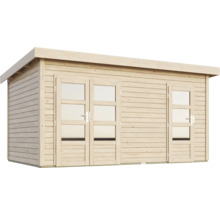 Holzgartenhaus mit zwei Türen