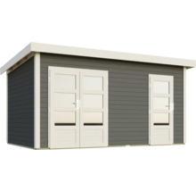 Holzgartenhaus mit Doppeltür und Einzeltür