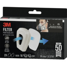 3M Feinstaubfilter P3, austauschbare Filter im Karton