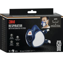 3M Atemschutzmaske mit integrierten Filtern in Verpackung