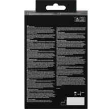 Verpackung der 3M Peltor Kapselgehörschützer mit Informationen zu Produkteigenschaften und Anwendungshinweisen.