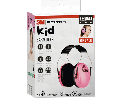3M Peltor Kid Gehörschutzkapsel für Kinder, mit einstellbarem Kopfbügel