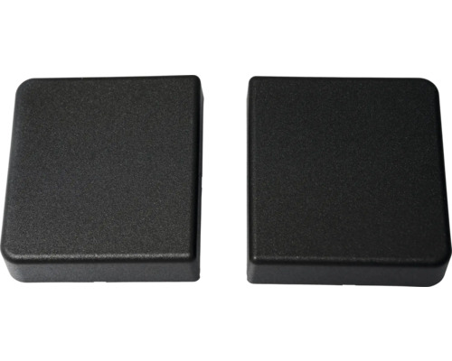 Zwei schwarze Vierkantstopfen