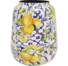 Vase mit Zitronenmuster
