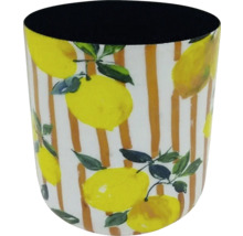 Zahnputzbecher mit Zitronenmuster