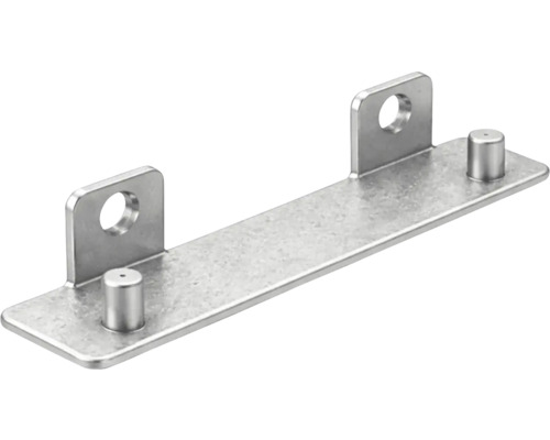 Metallhalterung mit Löchern zur Befestigung