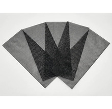 Mehrere schwarze Kunststoffgitter