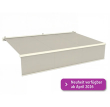 Ausgefahrene Gelenkarmmarkise