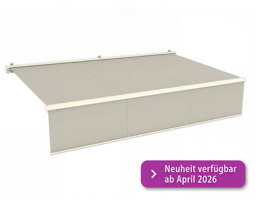 Ausgefahrene Gelenkarmmarkise