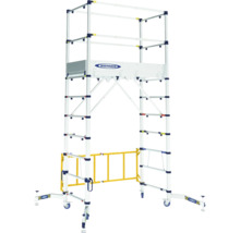 Rollgerüst mit Leiter und Plattform