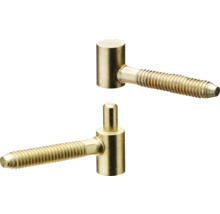 Zwei verstellbare Türbänder aus Metall