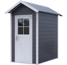 Gartenschrank aus Holz mit Tür und Dach