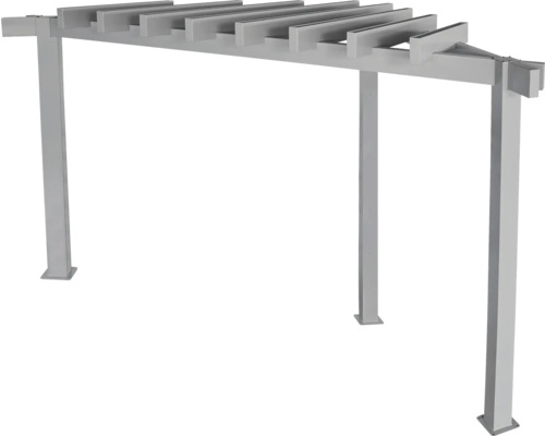 Pergola mit Lamellendach und vier Pfosten