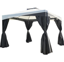 Pavillon mit Vorhängen für den Garten