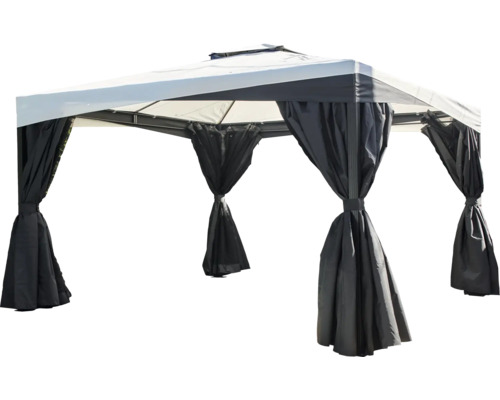 Pavillon mit Vorhängen für den Außenbereich
