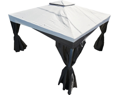 Gartenzelt mit Vorhängen