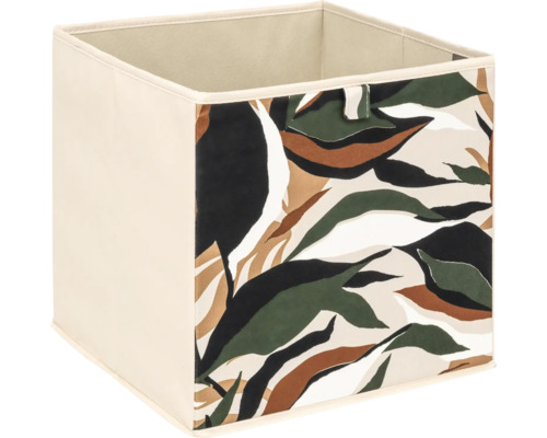 Aufbewahrungsbox mit Blattmuster