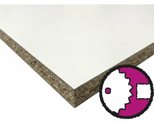 Spanplatte mit Beschichtung