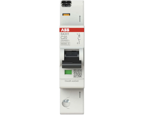 ABB Flexline SX201-C20 Leitungsschutzschalter 1-polig ABB Leitungsschutzschalter SX201 C20 230/400V