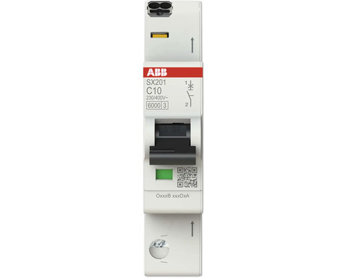 ABB Flexline SX201-C10 Leitungsschutzschalter 1-polig ABB Leitungsschutzschalter SX201 C10, 230/400 V