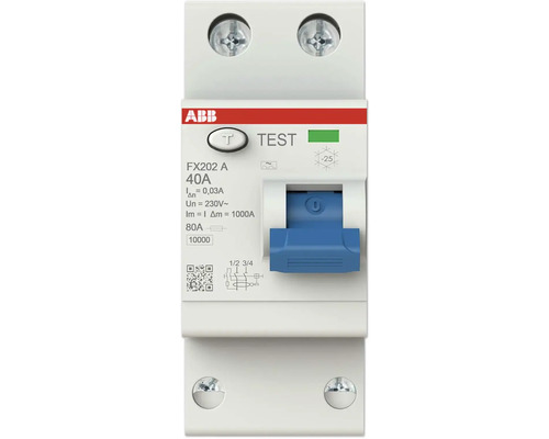 ABB Fehlerstrom-Schutzschalter 40 Ampere