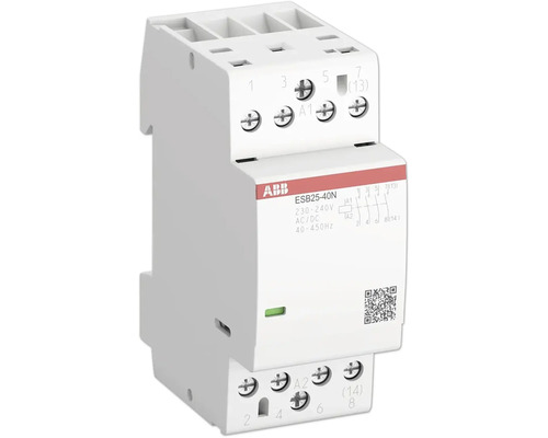 ABB ESB25-40N 25A 240V Installationsschütz 4-polig brummfrei ABB ESB25-40N Schütz für den Schaltschrank