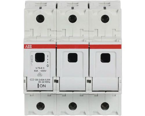 Dreifacher Sicherungsautomat von ABB