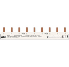 ABB Logo mit Produktinformationen und Warnhinweisen.