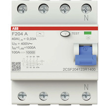 ABB Fehlerstrom-Schutzschalter, 40 Ampere, 0,03 Ampere Auslösestrom