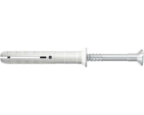 Fischer Nageldübel N 8 x 60/20 S 100 Stück Kunststoffdübel mit Schraube