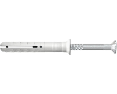 Fischer Nageldübel N 8 x 80/40 S 100 Stück Kunststoffdübel mit Schraube