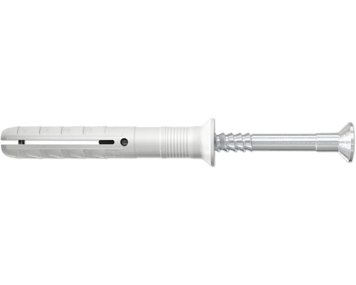 Fischer Nageldübel N 8 x 100/60 S 100 Stück Kunststoffspreizdübel mit Schraube