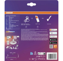 Rückseite der Osram Smart Plus Neon Flex 3 Meter LED-Streifen Verpackung mit Osram Logo, technischen Daten und Smart-Home-Kompatibilität.