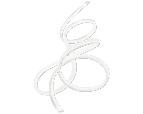 Flexibler LED-Streifen in geschwungener, gewundener Form.