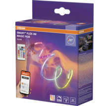 OSRAM SMART PLUS FLEX 3 Meter MAGIC RGB LED-Streifen, 15,5 Watt, WLAN, App-Steuerung, inklusive Fernbedienung und 3 Jahre Garantie.