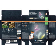 Osram Smart plus Flex 3 Meter RGB plus Tunable White LED Streifen für außen, dimmbar, kompatibel mit Smart Home Apps.