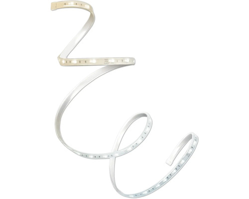 Flexibler weißer LED Streifen für die dekorative Innenbeleuchtung.