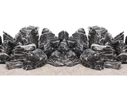 Dekorative Gesteinsanordnung für Aquariengestaltung