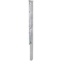 Zaunpfosten aus Metall mit Halterungen