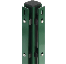 Pfostenhalter aus Metall mit Schrauben und Gummiplatte