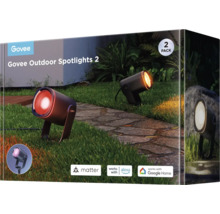 Verpackung Govee Outdoor Spotlights 2er Packung für den Außenbereich