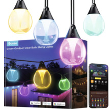 Govee Outdoor Lichterkette mit klaren Birnen und Smartphone App