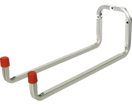 Fahrradhalterung aus Metall mit zwei Haken zur Wandmontage