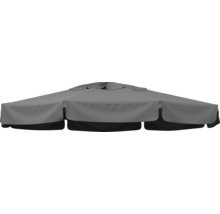 Grauer Sonnenschirm für den Außenbereich