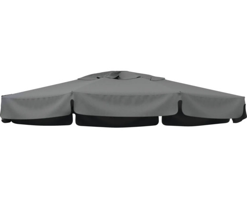 Grauer Sonnenschirm für den Außenbereich