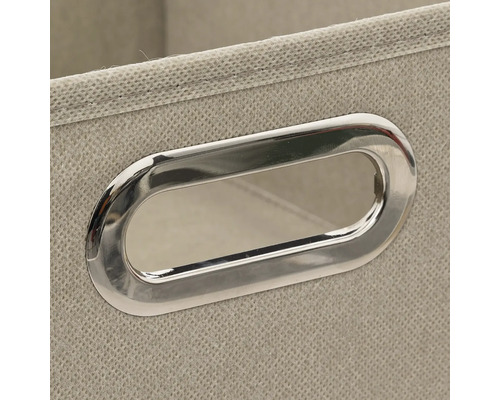 Detailansicht einer Aufbewahrungsbox mit Griff